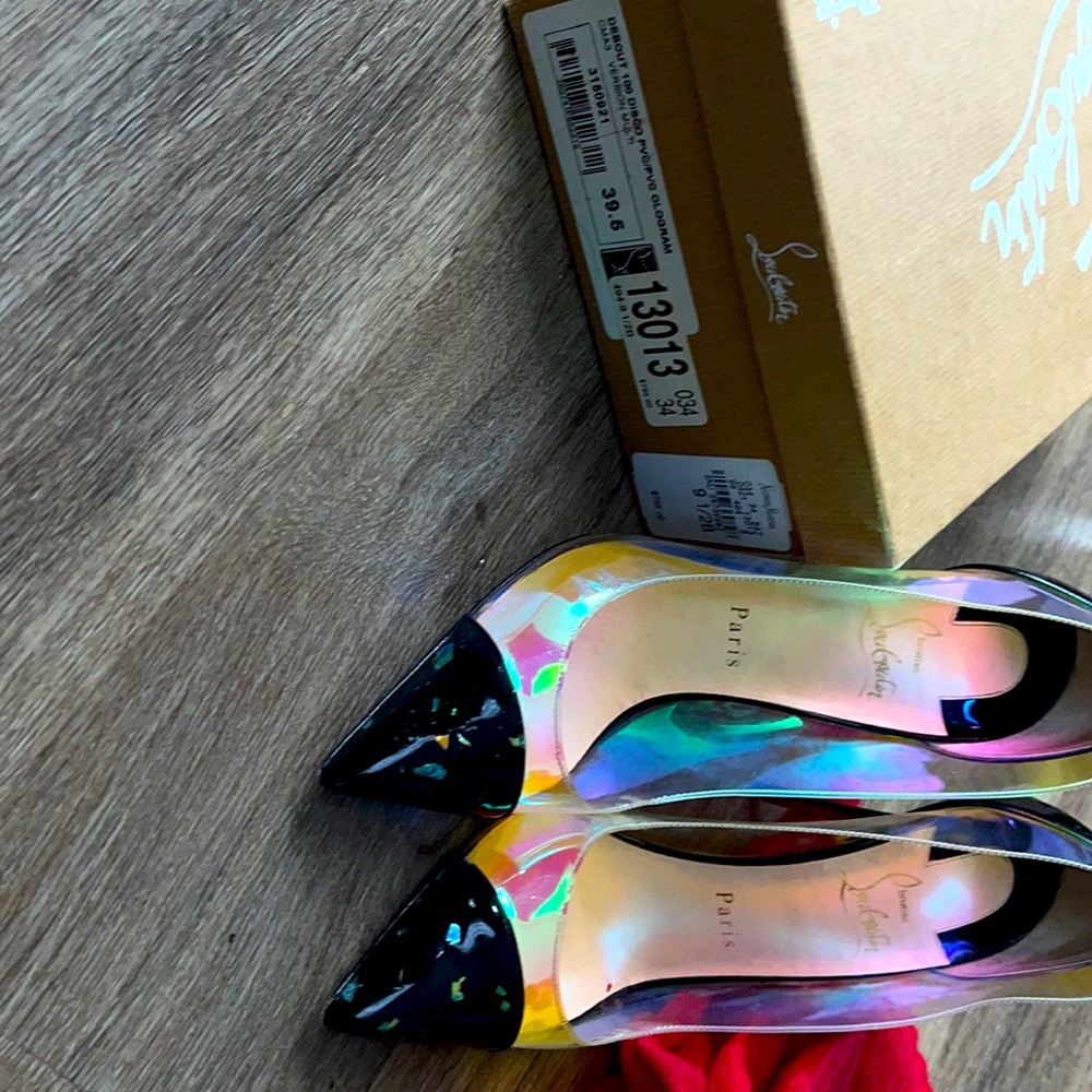 Christian Louboutin Multicolor Iridescent Heels